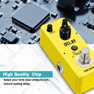 Rowin Analog Vintage Delay Guitar Effect Pedal image 4