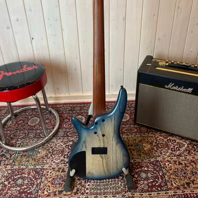 Ibanez SR605E-CTF 2024 - Cosmic Blue Starburst Flat image 5