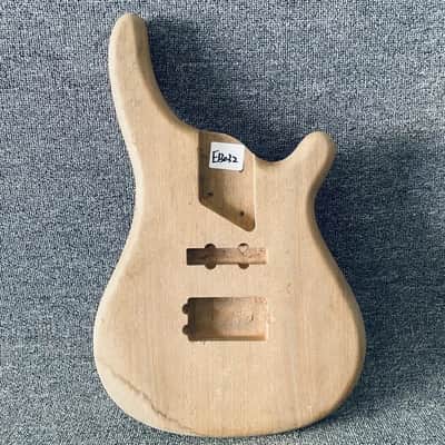 Solid Mahogany Wood Bass Guitar Body image 1