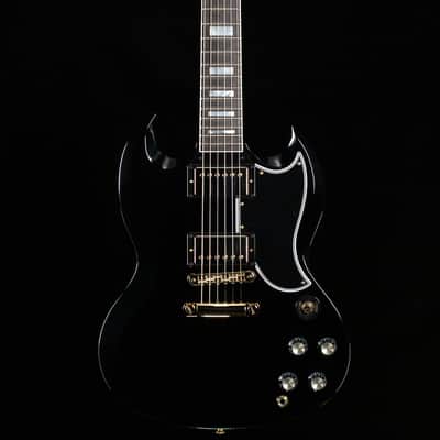 Gibson Custom Shop SG Custom 2-Pickup Ebony Fingerboard Gloss Ebony (509) image 3