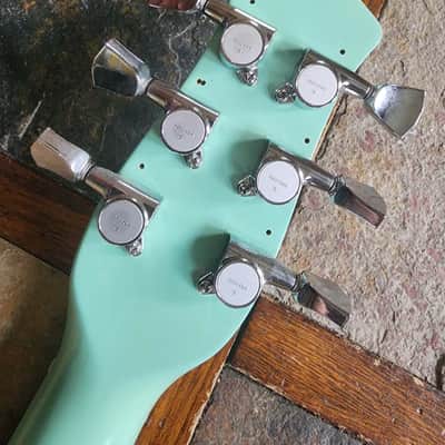 Danelectro U2 56 Reissue '90s w/mods - seafoam green image 6