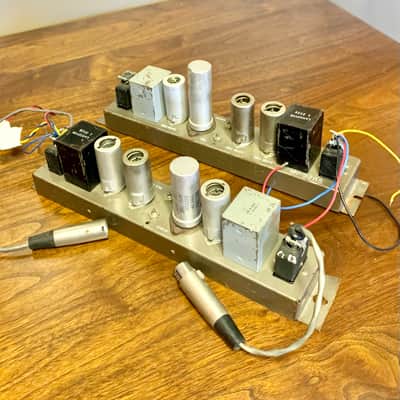 PAIR! - RCA MI-9285 tube microphone preamplifier c 1950’s mi-9285c langevin UTC original vintage USA micpre image 1