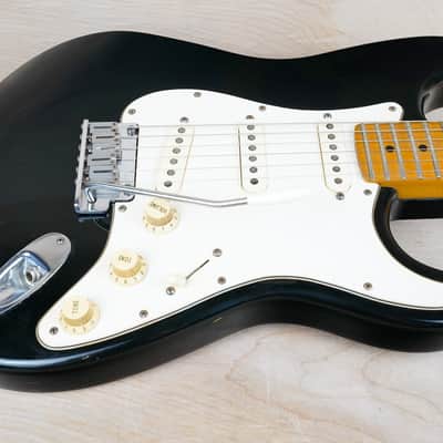 Fender American Standard Stratocaster 50th Anniversary 1996 Black USA w/ Hard Case image 7