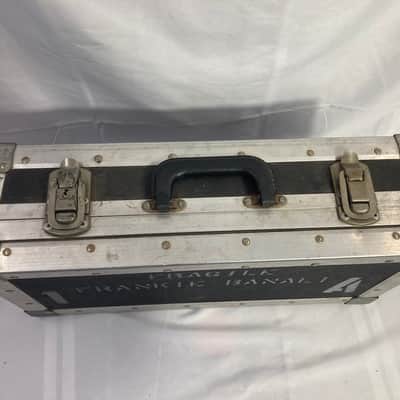 Frankie Banali's Quiet Riot, Anvil Cases 19.5"x9.5" Utility Carrying Case, Stenciled 1980's - Black image 7