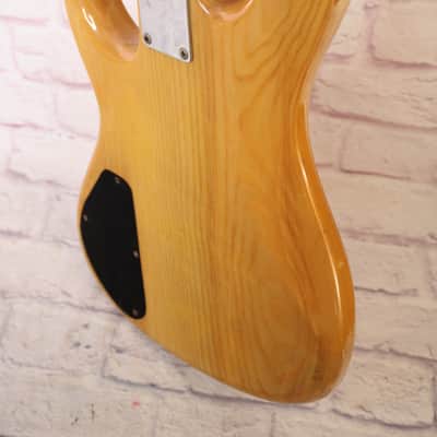Vintage 1980s Carlo Robelli 4 String Bass- Solid Ash Body w/ Humbucker image 8