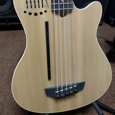 Godin A5 MIDI Acoustic/electric/synthic.. ;) Natural Finish 5 string Bass.. m@ image 3