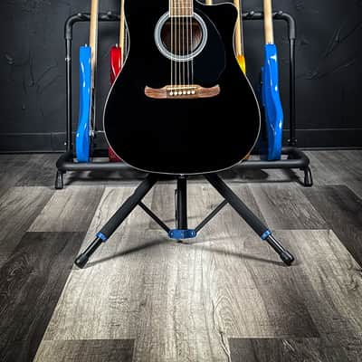 Fender FA-125CE Dreadnought Acoustic/Electric Guitar - Black image 2