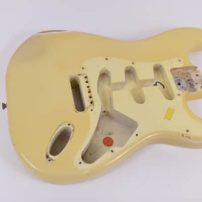 1978-1979 Fender Stratocaster BODY Olympic White 3-bolt 1970's Vintage 1975,1976,1977 image 9