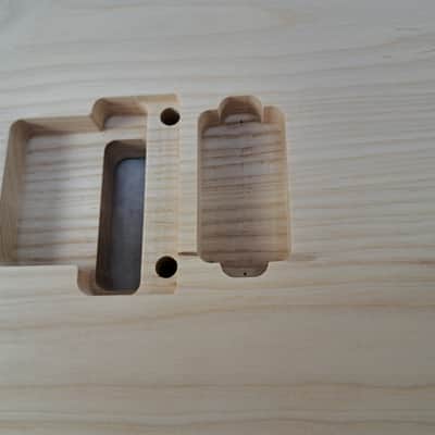 Unfinished Ash Hxx guitar body - for Fender Strat Stratocaster neck Floyd Rose J2420 image 2