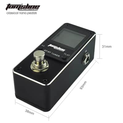 Aroma  AT-07 Mini Chromatic Guitar Tuner Pedal Free Shipment,price include the import duty for US buyer image 3