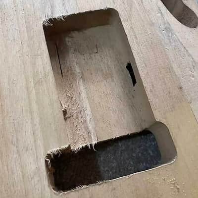 Basswood HSH Guitar Double Cutaway Body DIY Project image 13