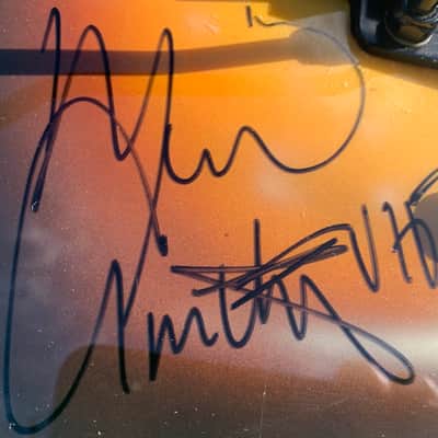 Eddie Van Halen EVH Signed Kramer image 6