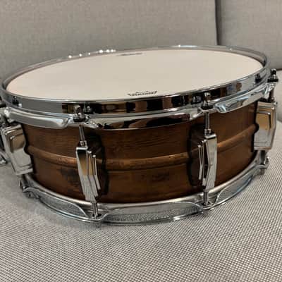 Ludwig Copperphonic Snare Drum 14x5” with patina finish *MINT* image 3