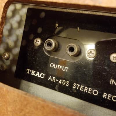 Teac A-4010S 4-head R2R Auto-Reverse 2-track 1/4" 7" reel to reel recorder tape deck player 1970s A4010S - stained wood and stainless steel image 18