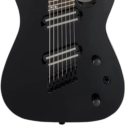 Jackson X Series Dinky Arch Top DKAF7 MS 7-String Electric Guitar - Gloss Black image 1