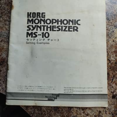 Korg MS-10 1985