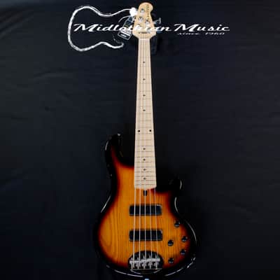 Lakland Skyline 55-01M - 5-String Bass Guitar - 3-Tone Sunburst Gloss Finish (220410437) image 1