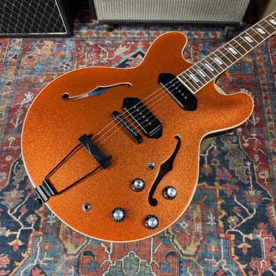 Epiphone USA Casino 1 of 1 Custom Order Orange Sparkle - 2021 image 5