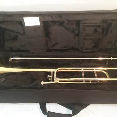 New Trigger trombone, open wrap, with case and mouthpiece image 1