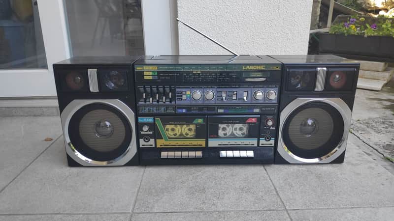 Lasonic L-30K Boombox 1985 Black image 1