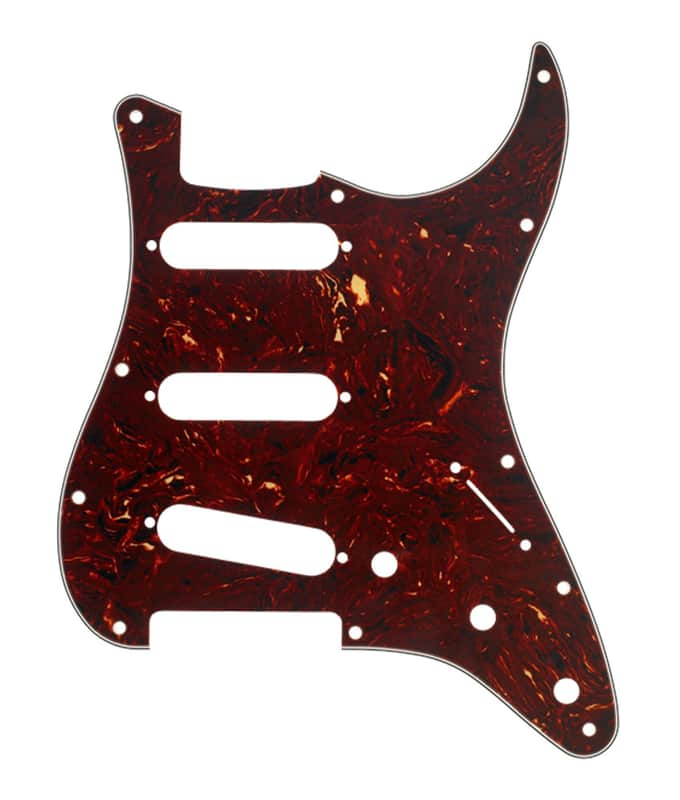 Fender Tortoise Shell Stratocaster S/S/S 4-Ply Pickguard image 1