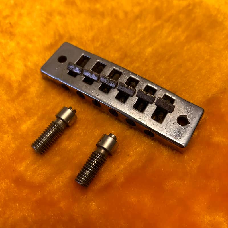 Vintage 1970’s Gibson Harmonica Bridge w/ Posts image 1