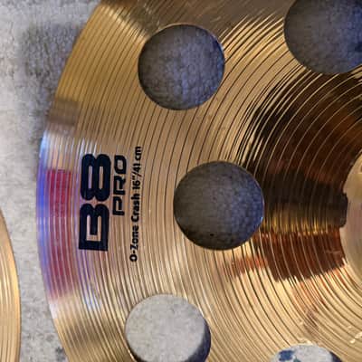 Sabian B8X Cymbal Set: 14" Hi Hats, 14" Thin Crash, 18" Crash Ride, & B8 Pro 16" O-Zone Crash image 15
