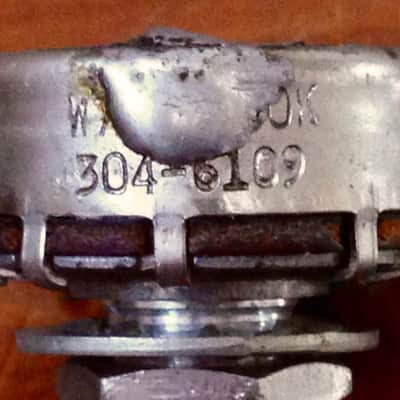 original 1961 Fender Stratocaster Stackpole pots potentiometers pot 1962 image 7