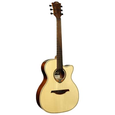 LAG T88ACE Tramontane 88 Auditorium Cutaway Acoustic Electric Natural image 1