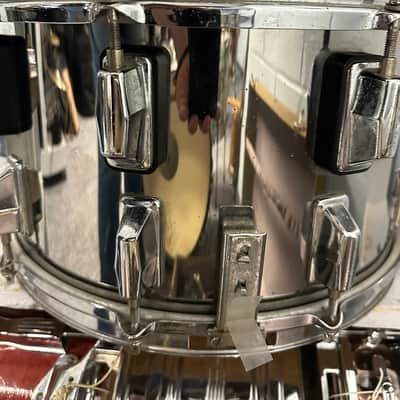 Pearl Extender Snare Early 80s - Chrome over Maple image 4