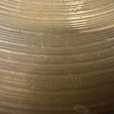 20" Paiste 2002 Black Label (1978) Ride 2160gr (VIDEO) image 3