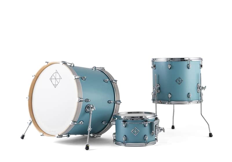 Dixon PODCSTH322-01-QB Cornerstone Hybrid Shellset 3pc Satin Quetzal Blue image 1