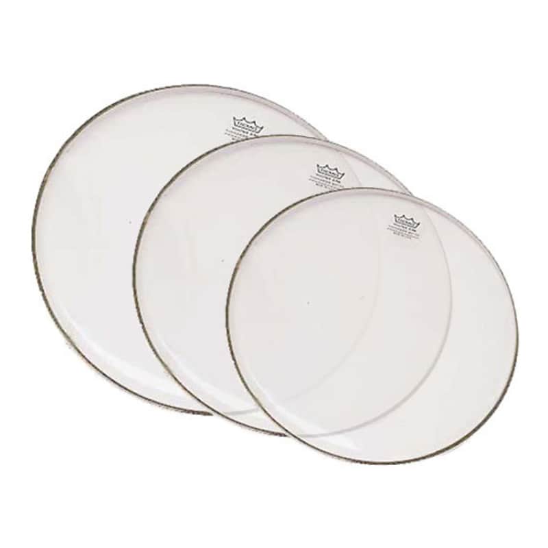 Remo Clear Ambassador Tom Drumhead Pack, 10, 12, and 14 Inch, Pack 1 image 1