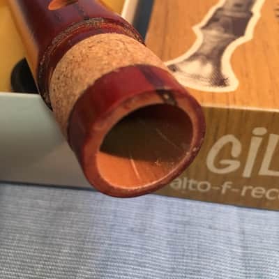 Gill Alto Recorder in F Wood - Like New with Box-  Made in Israel c1975 image 6