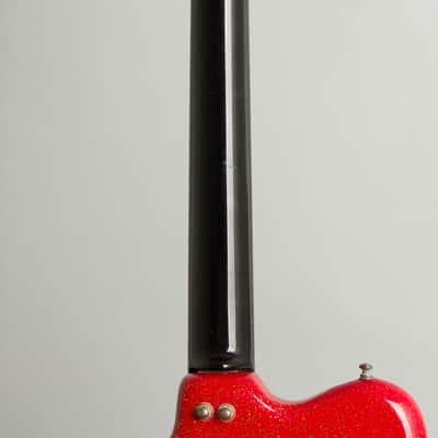 Wandre Noble "Powertone" Semi-Hollow Body Electric Guitar, c. 1964, ser. #680, black hard shell case. image 9