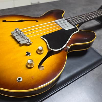 1964 Gibson EB-2 Sunburst EB2 American Vintage 60s 1960's Natural Aged Relic Kalamazoo USA Bass Guitar image 9