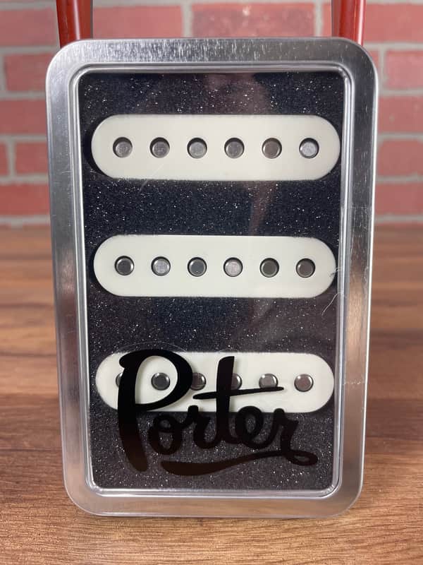 Porter Pickups Vintage Custom Stratocaster Single Coil Pickups (Set of 3) - Vintage White image 1