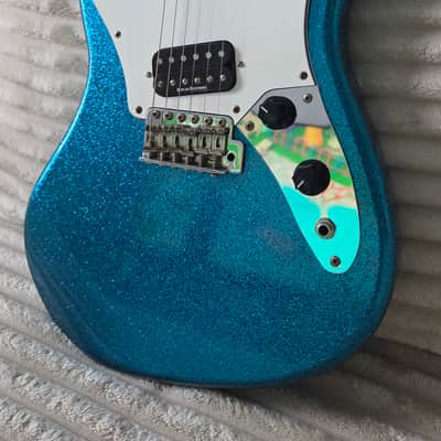 Squier Vista Super-Sonic 1996 - 1998 - Blue Sparkle image 2