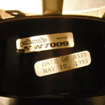 Polk Audio MW7009 7 Inch Woofer for Parts/Repair/Replacement image 2