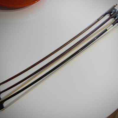 German Cello Bows High Quality 4/4 Lot of Three (3) Circa-1900s-Brown image 5