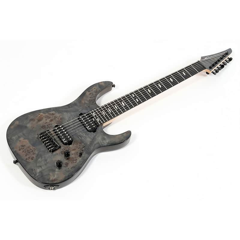 Legator Ninja 7 String Super Shred Series Electric Guitar Regular Black Burl image 1
