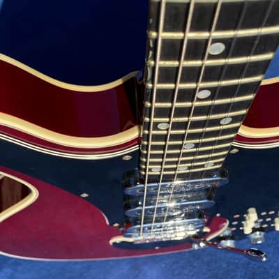 Guild Brian May Signature 1993 - Red see trough body image 5