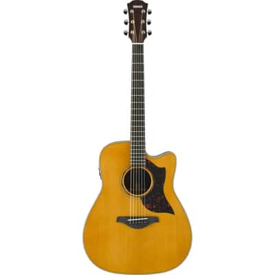 Yamaha A3R-VN Dreadnought with Electronics - Vintage Natural image 1