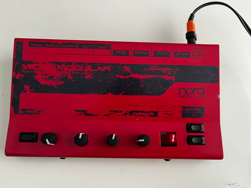 Nord Micro Modular Desktop Virtual Synthesizer 1997 - 2003 - Red image 1