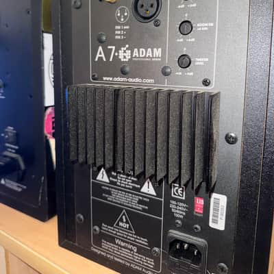 ADAM Audio A7 Active Nearfield Monitor (Single) 2000s - Black for parts weak sub image 2
