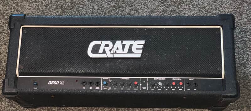 Vintage Crate g 600 xl guitar amp head Reverb made in USA image 1