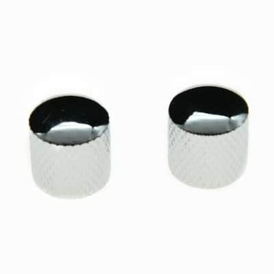 *NEW DOME CONTROL KNOBS for Fender Telecaster Tele Guitar Parts 6 MM Chrome.