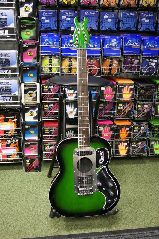 Burns Steer electro acoustic guitar & case (Billy Bragg) imagen 1