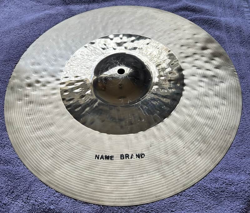 Name Brand Fusion 16 Inch Crash Cymbal, 1,102 Grams, Video Demo. image 1