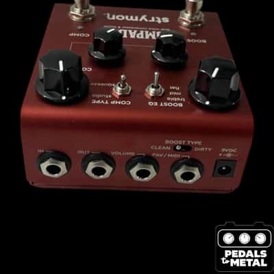 Strymon Compadre Dual Voice Compressor & Boost 2020 - Present - Red - X17655 image 2